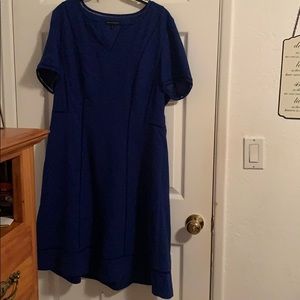 Blue a-line Banana Republic dress